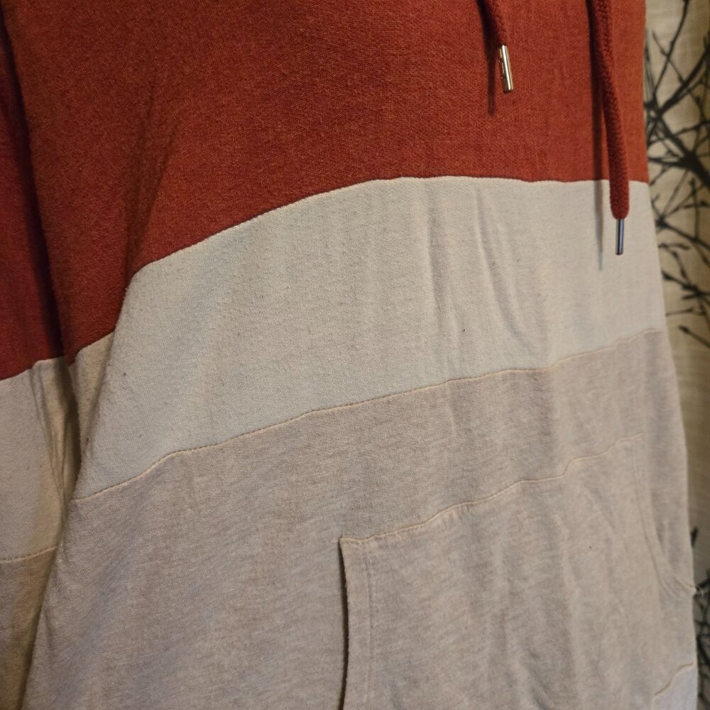 Market & Spruce "Candy Corn" hooded cotton top - Picture 4 of 6